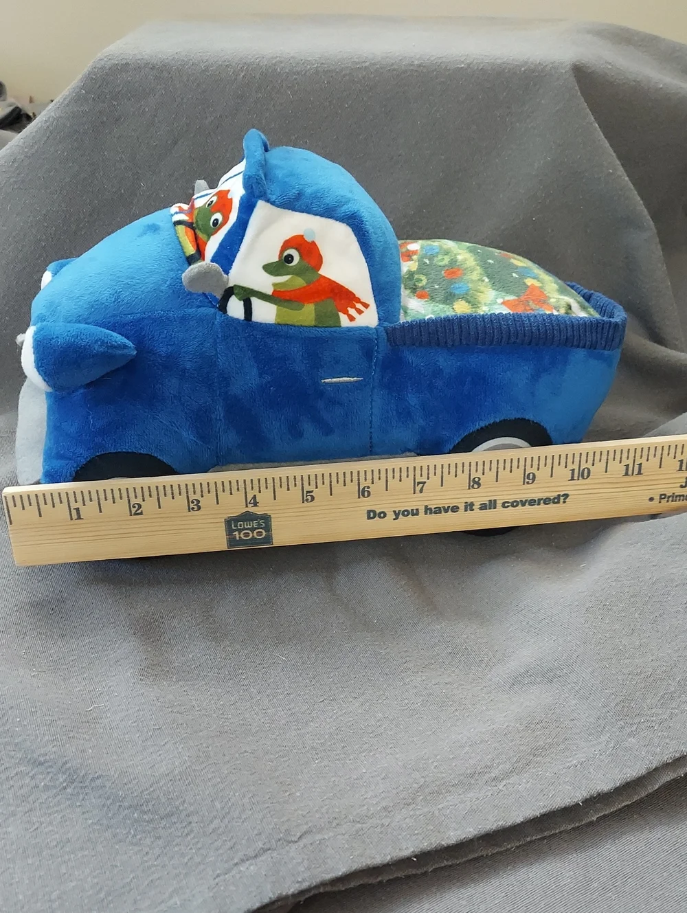 Little Blue Truck Christmas Plush 12” Soft Stuffed Truck Frog  Christmas